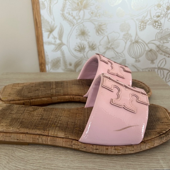 Tory Burch Double T Letter Sport Slide - Picture 2 of 7